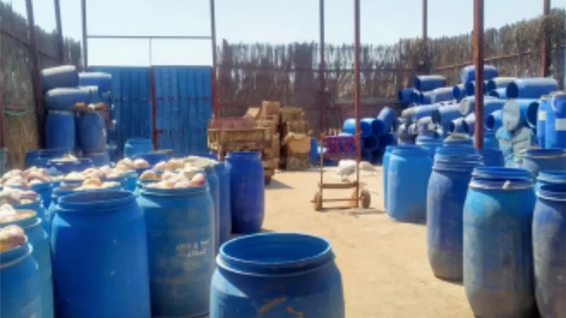 ضبط 4 أطنان مخللات فاسدة داخل مصنع بمركز شبراخيت في البحيرة