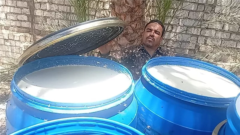 ضبط 10 براميل ألبان فاسدة ومواد محظورة داخل مصنع جبن بالمنيا