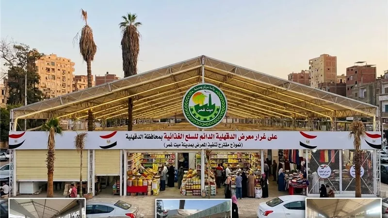من العشوائية إلى التنمية.. بدء إنشاء أكبر معرض حضاري دائم للسلع بالدقهلية