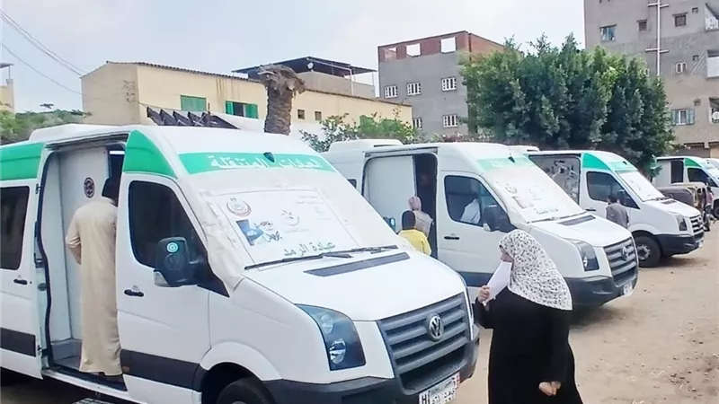 محافظ الدقهلية: 1272 مواطن استفادوا من القافلة الطبية المجانية بقرية الخليج