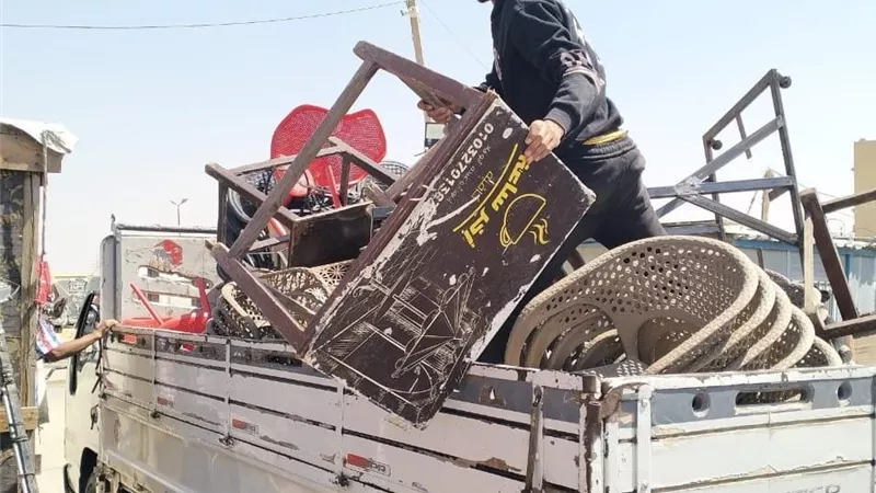 حملة مكبرة لرفع الإشغالات بمدينة العاشر من رمضان بالشرقية 