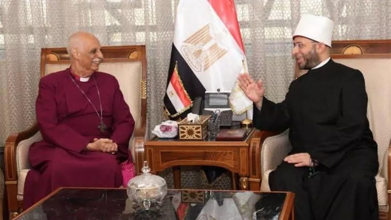 وزير الأوقاف يستقبل وفد الكنيسة الأسقفية الأنجليكانية بمصر للتهنئة بعيد الأضحى 