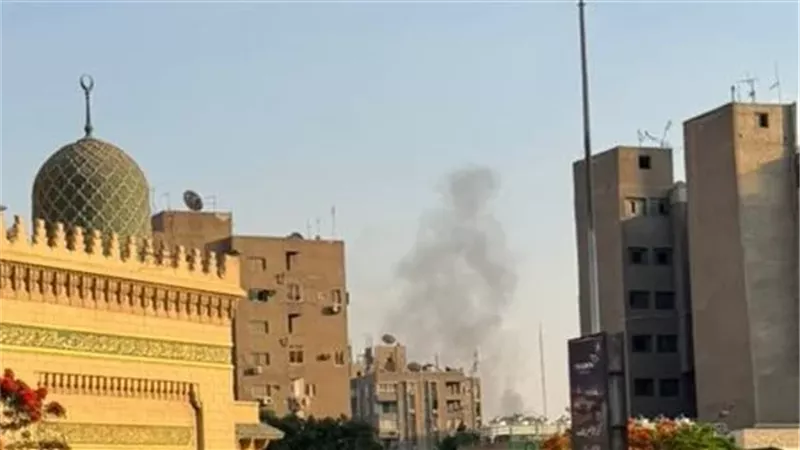 بسبب ماس كهربائي.. اندلاع حريق داخل مسجد التقوى بالمهندسين