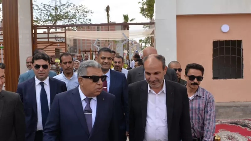 محافظ الدقهلية يفتتح حديقة جوهرة المنصورة بشارع الجيش بنطاق حي غرب