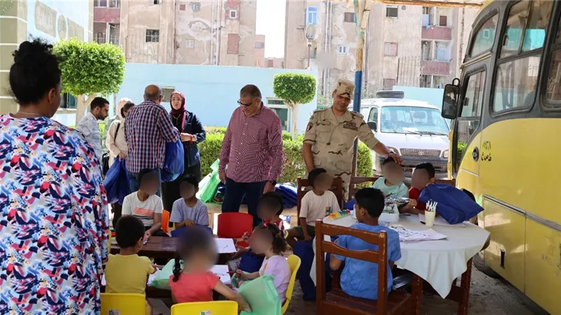 سكرتير عام محافظ الإسماعيلية يحتفل بعيد الأضحى مع فتيات دار الرحمة للرعاية 