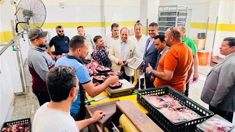 نائب محافظ الدقهلية يتفقد مجازر المنصورة والسنبلاوين وتمي الأمديد في ثالث أيام العيد