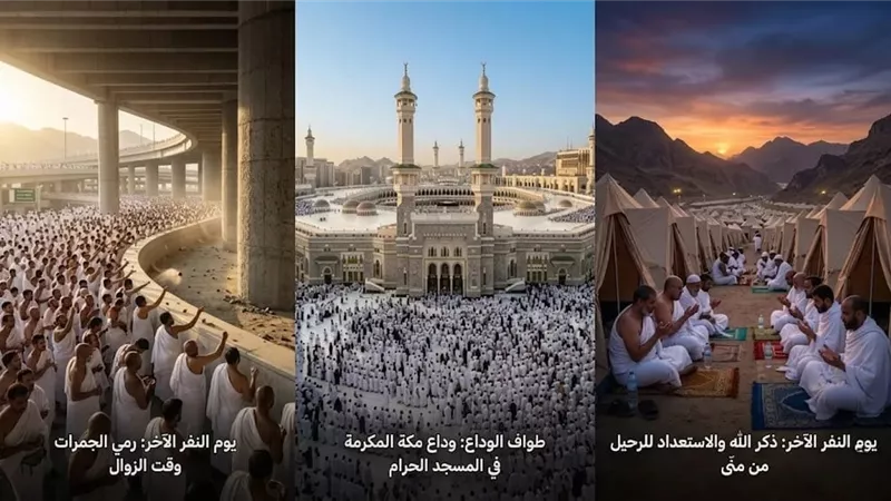 اليوم الأخير بمِنى.. الأوقاف توضح أحكام النفر الثاني وختام مناسك الحج