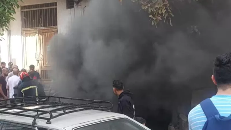 حريق هائل يلتهم جراج سيارات بمنطقة العجمي غرب الإسكندرية