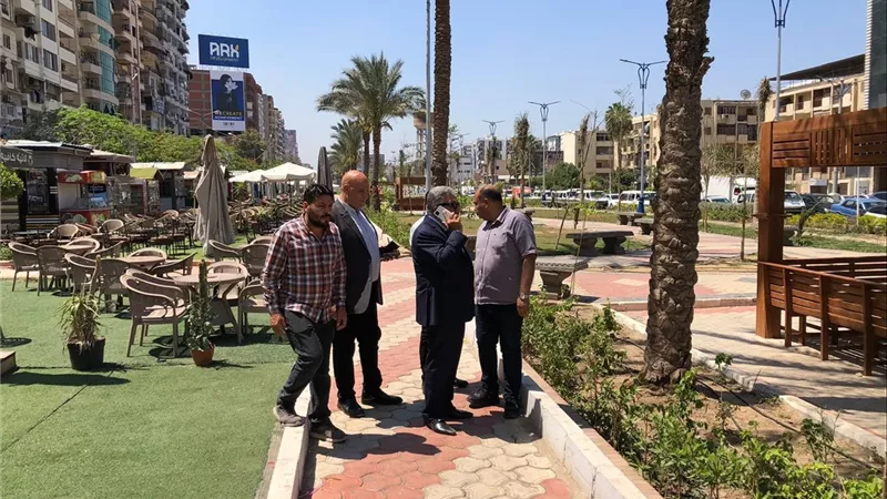 محافظ الدقهلية يتفقد حدائق شرق المنصورة: لا تهاون مع تدني مستوى النظافة