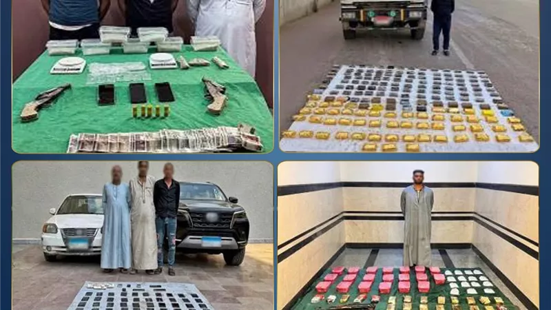 مصرع عنصرين شديدي الخطورة وضبط 700 كيلو مخدرات و117 قطعة سلاح|تفاصيل
