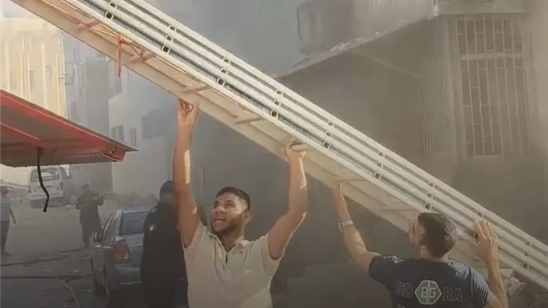 ارتفاع عدد مصابي حريق التأمين الصحي بكيمان فارس إلى 8 مصابين 