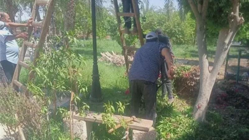متابعة يومية مكثفة لمنظومة النظافة ورفع المخلفات بجميع مراكز المنيا 