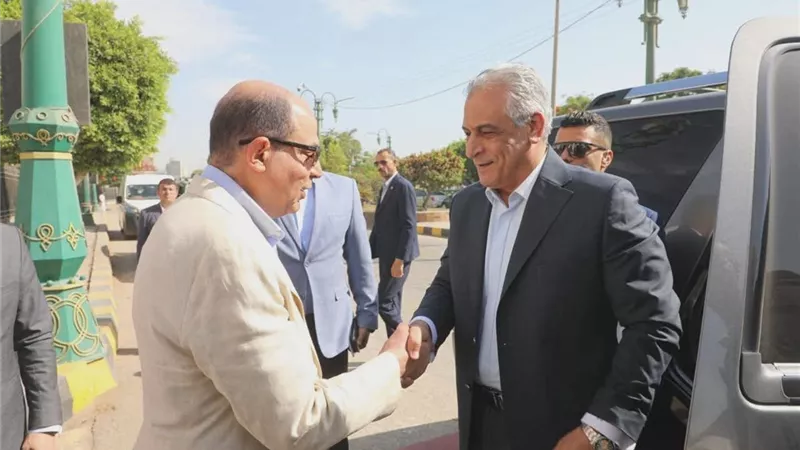 لتعزيز التنمية.. محافظ المنيا يستقبل وزير الدولة للإنتاج الحربي لمتابعة «حياة كريمة»