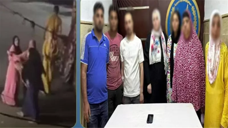 اشتباكات بين رجال ونساء بسبب خلافات الجيرة ولهو الأطفال بالبحيرة والأمن يتدخل