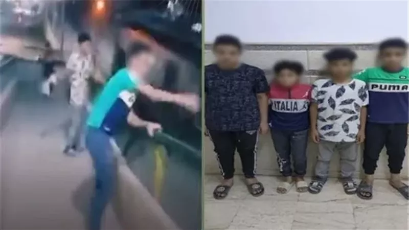 بقصد اللهو.. ضبط المتهمين بإلقاء أكياس مياه على القطار بالشرقية 