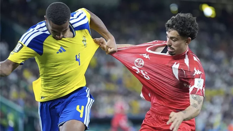 تونس تسقط بخماسية أمام السويد في كأس العالم