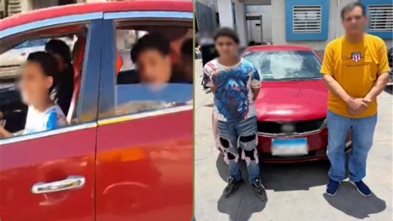 عرض حياة المواطنين للخطر.. الأمن يضبط طفلاً قاد سيارة برعونة في شوارع الإسكندرية