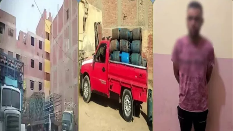 ضبط مسؤول مستودع بوتاجاز بالأهرام لاحتكار الأسطوانات وبيعها في السوق السوداء
