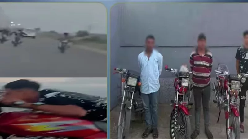كأنه فيلم أكشن.. القبض على المتهمين بأداء حركات استعراضية بكفر الشيخ 