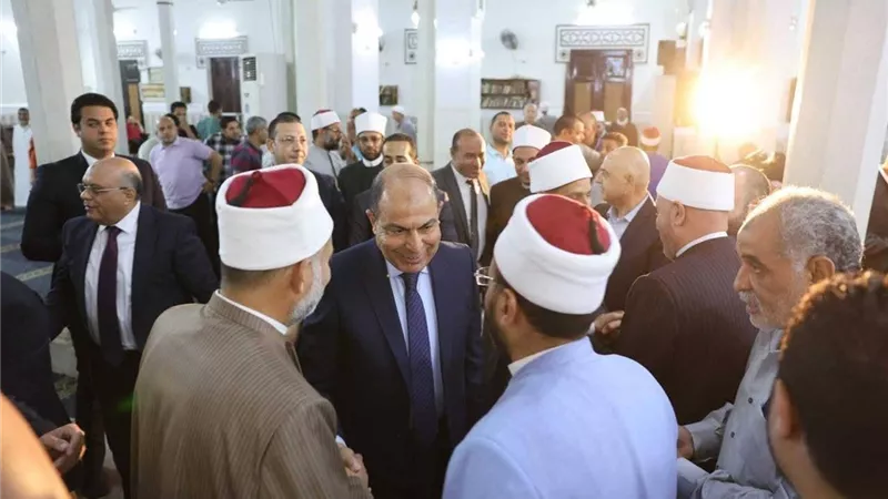محافظ المنيا يشهد احتفالية الأوقاف بالعام الهجري الجديد بمسجد صلاح الدين