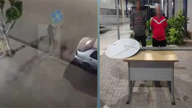 ضبط عاطل وعامل خردة لاتهامهما بسرقة لافتة إرشادية في العجوزة