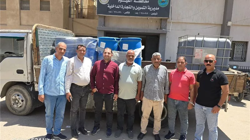 تموين الفيوم يحبط تداول مواد خطرة تستخدم في تصنيع العصائر