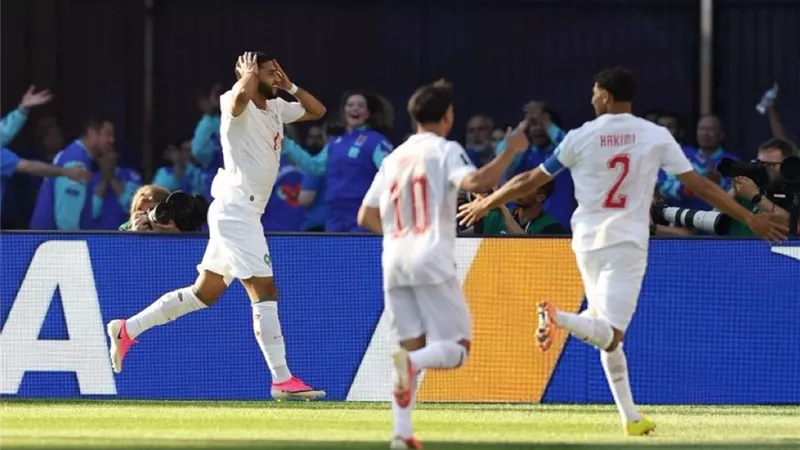 أسرع هدف عربي في تاريخ المونديال.. صيباري يكتب التاريخ مع المغرب