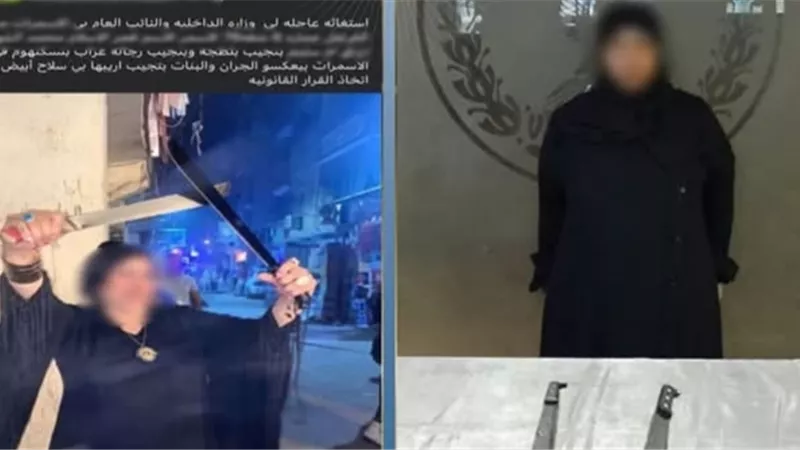 حبس المتهمة بممارسة أعمال البلطجة بدائرة قسم المقطم