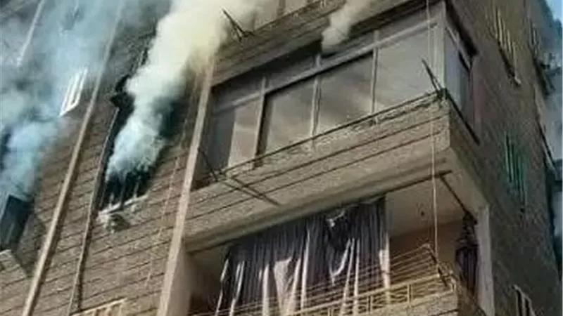 إصابة زوجين وأطفالهما الثلاثة إثر اندلاع حريق في شقتهم بالزقازيق 