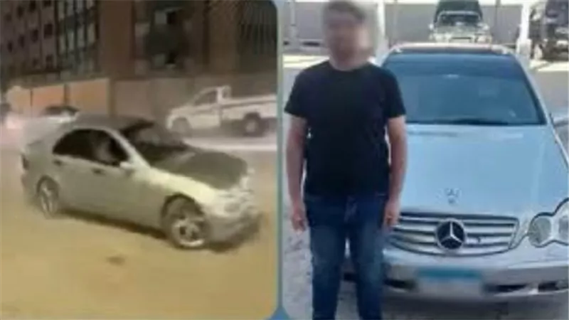 ضبط قائد سيارة 