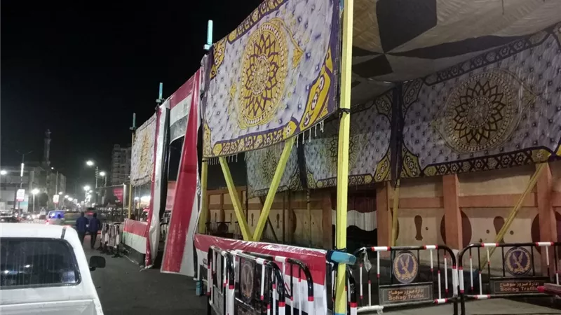 تكثيف حملات النظافة وإزالة الإشغالات بمحيط لجان الثانوية العامة بسوهاج