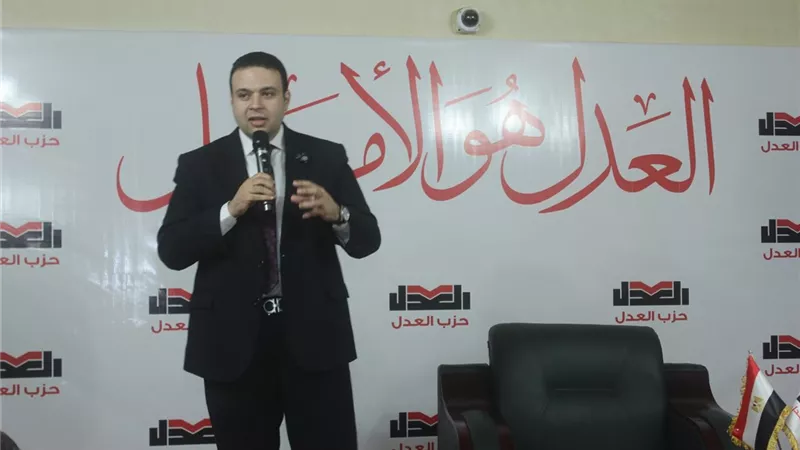 عبدالمنعم إمام: حزب العدل أمام تحديات كبرى .. ولم أتدخل في انتخابات الأمين العام