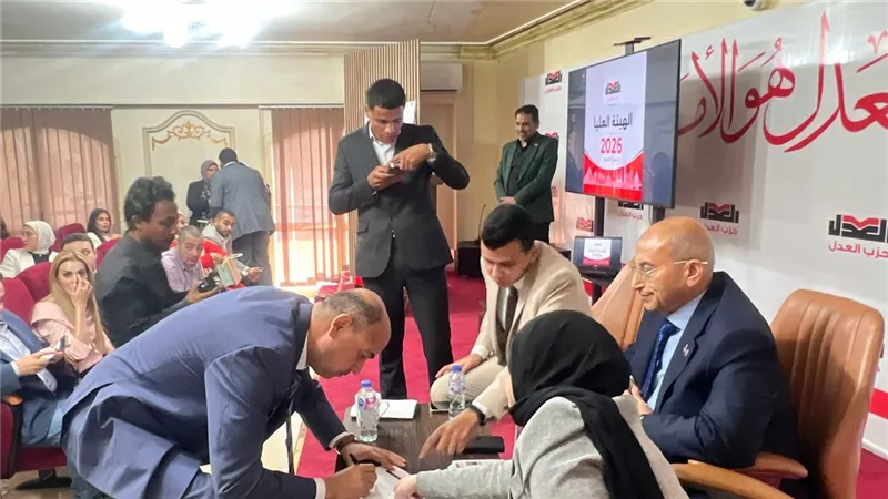 المتحدث الرسمي لحزب العدل: جولة إعادة بين دراج و والقناوي في انتخابات الأمين العام