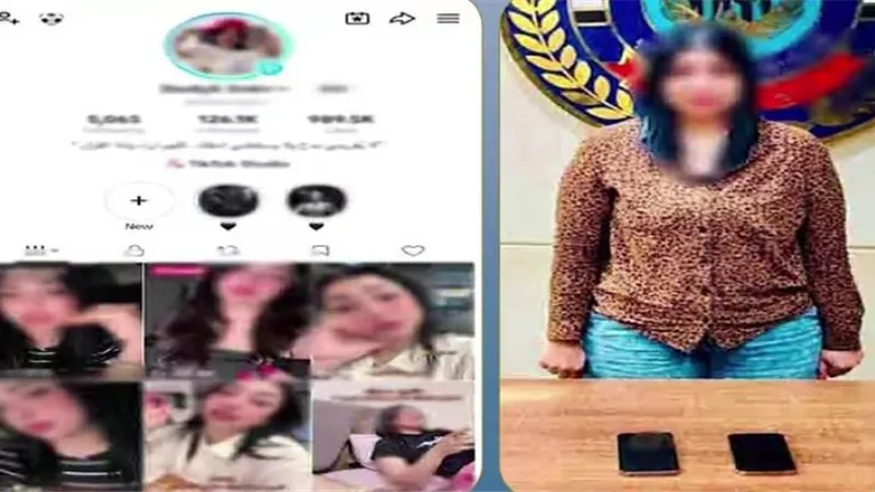 سقوط صانعة محتوى بتهمة نشر فيديوهات خادشة للحياء بالقطامية