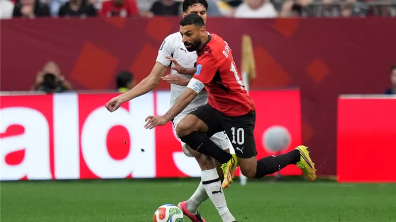 منتخب مصر يتأخر أمام نيوزيلندا بهدف في الشوط الأول 