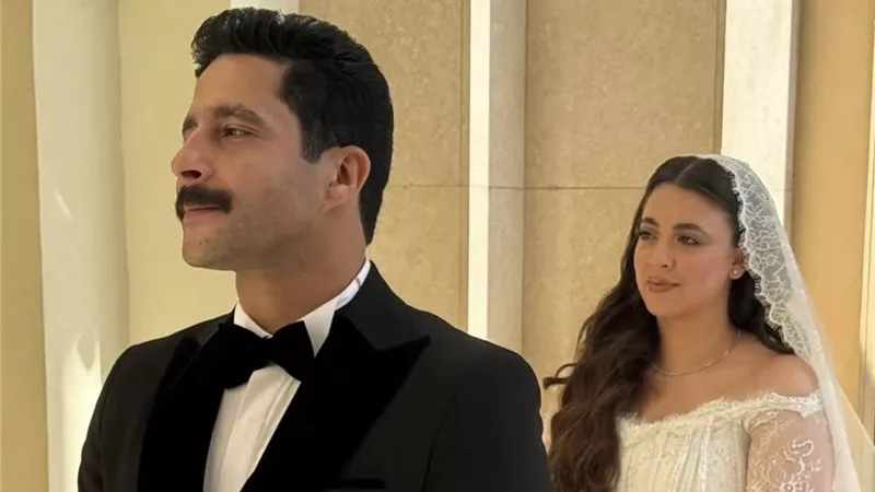 الصور الأولي لـ حفل زفاف مصطفى منصور وهايدي رفعت