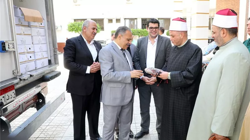 توزيع 2 طن من لحوم الأضاحي على الأسر الأكثر احتياجا بالشرقية 