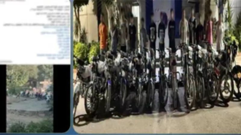 ضبط 13 دراجة نارية وقائديها بعد تنفيذ حركات استعراضية خطرة في القليوبية