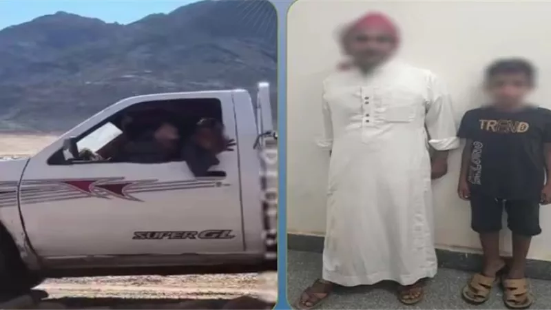 بعد تداول الفيديو.. ضبط طفل قاد سيارة ربع نقل بجنوب سيناء