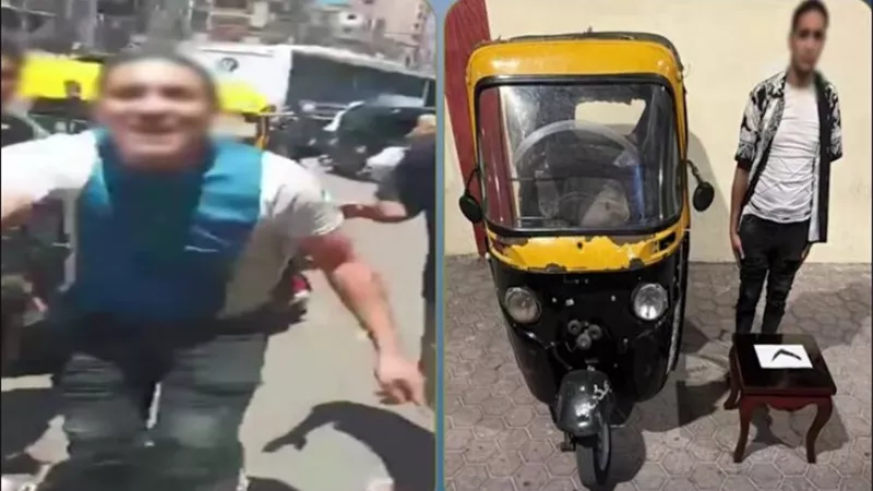 بعد فيديو التهديد بسلاح أبيض.. ضبط سائق 