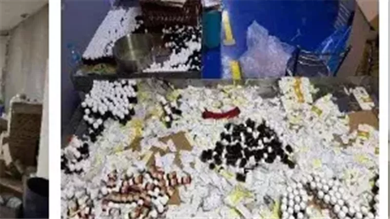 ضبط 4 ملايين قرص مكملات غذائية داخل مصنع غير مرخص في الجيزة