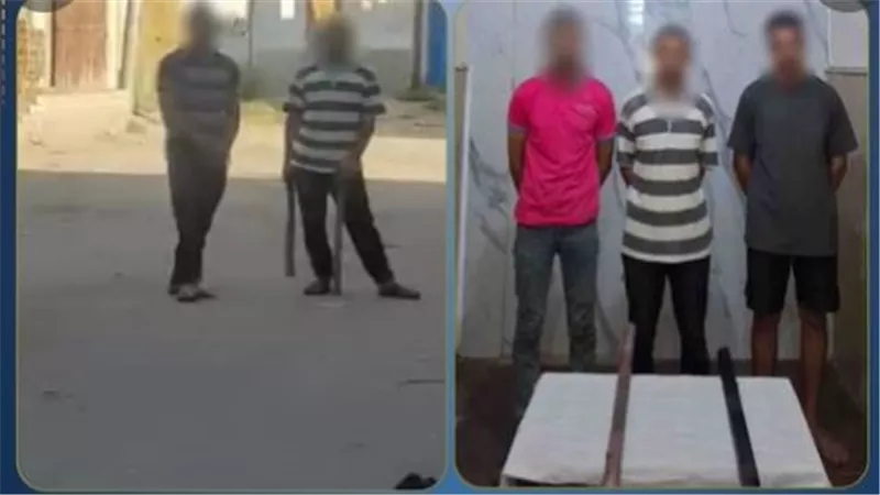 ضبط المتهمين بالتعدي على عامل وتهديده بعصا خشبية في البحيرة