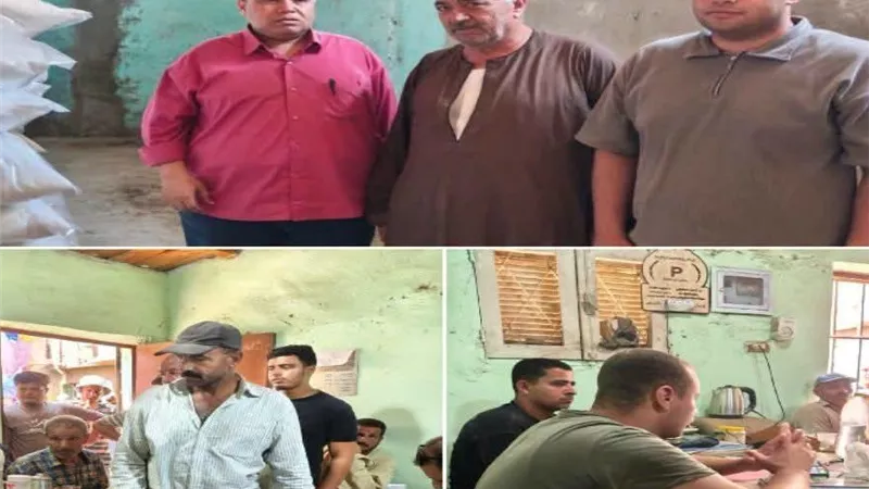 تشديد الرقابة على منافذ التوزيع.. «تعاون كوم حمادة» يتابع صرف الأسمدة بكارت الفلاح