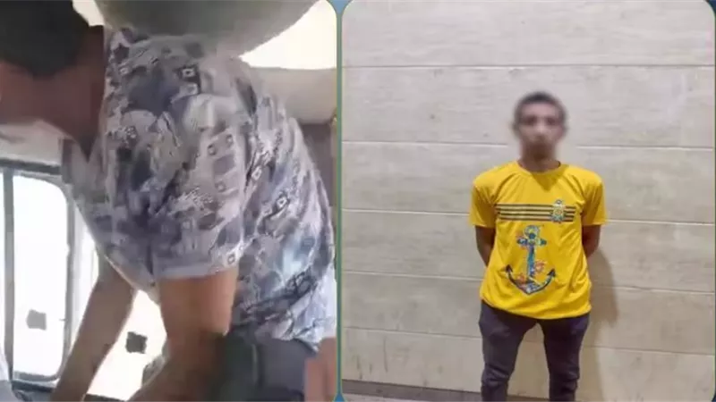 فيديو فضحه.. القبض على المتهم بالتحرش بطالبة داخل ميكروباص في أسيوط