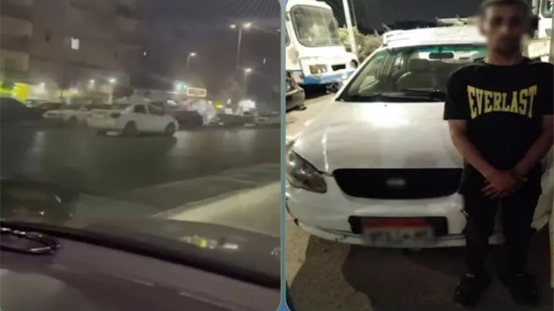 اختصر الطريق فعرض الأرواح للخطر.. القبض على سائق أجرة سار عكس الاتجاه بالمطرية
