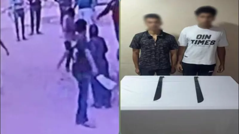 ضبط شقيقين ظهرا بفيديو بلطجة بأسلحة بيضاء في الغربية