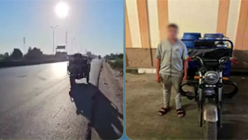 اختصر الطريق فسقط في قبضة الأمن.. ضبط قائد تروسيكل سار عكس الاتجاه بالبحيرة