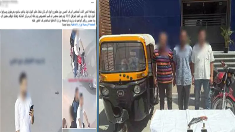 هددوا السائق بـ«فرد خرطوش».. الداخلية تضبط المتهمين بسرقة توك توك في الخانكة