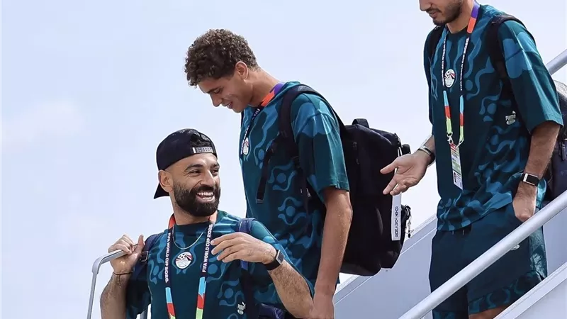 وصول بعثة منتخب مصر إلى أتلانتا استعداداً لمواجهة الأرجنتين