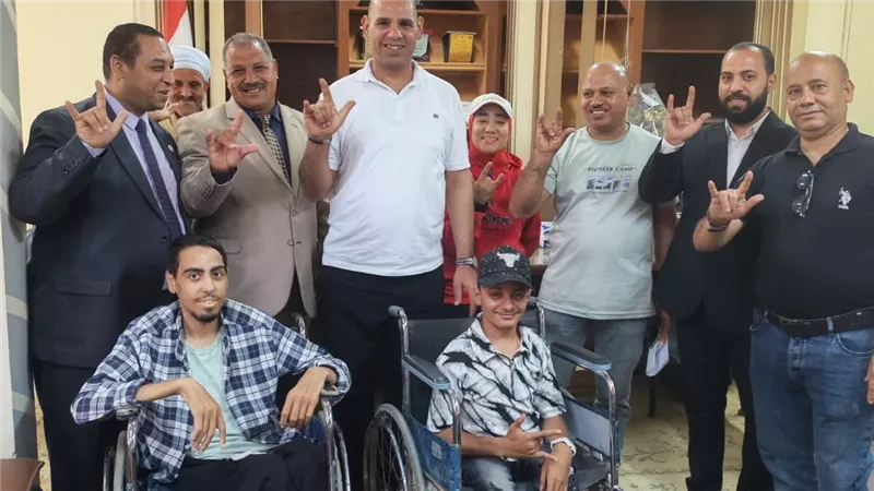 محافظة سوهاج توفر 3 فرص عمل بالقطاع الخاص لثلاثة شباب من ذوي الهمم